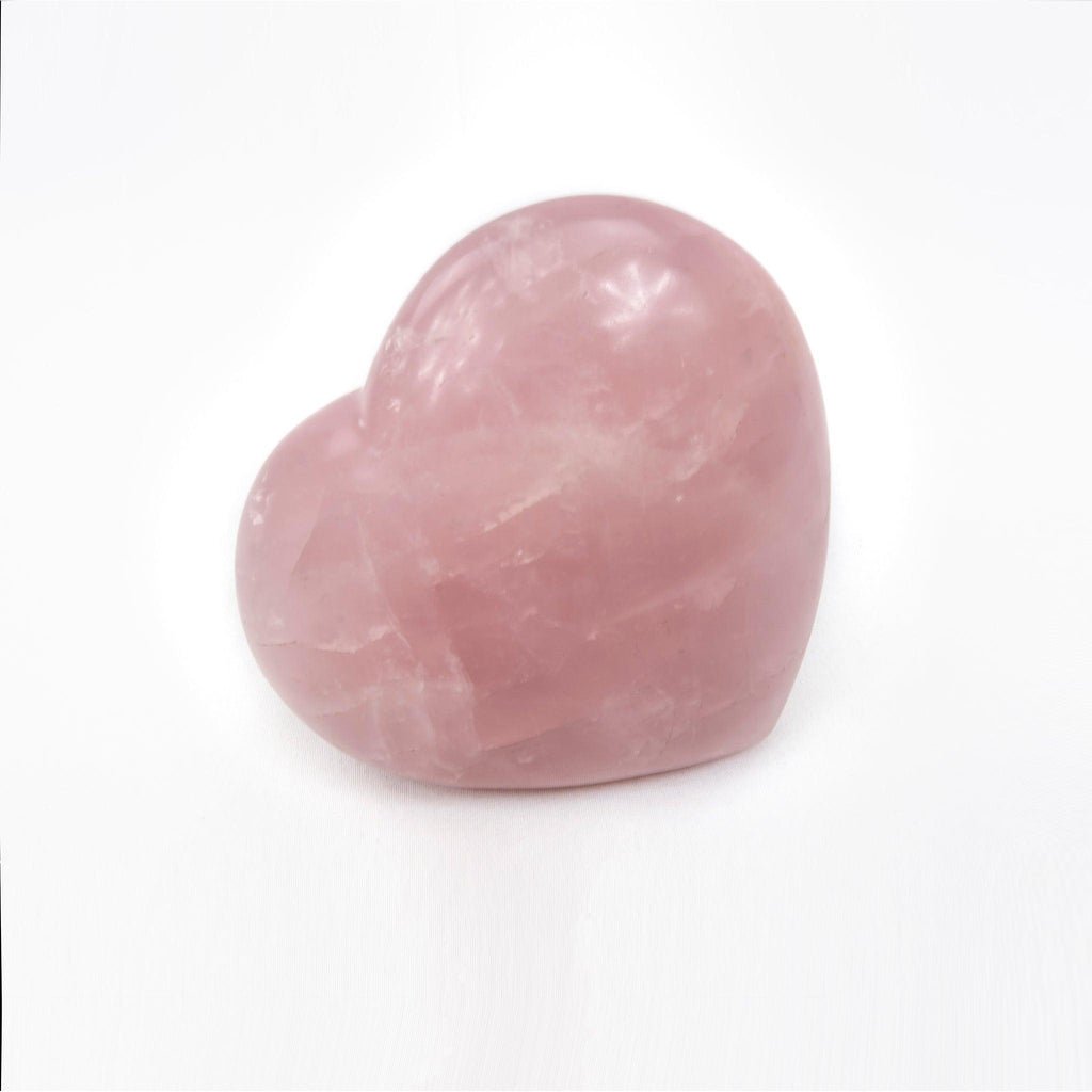 Rose Quartz Love Heart Palm Stone - Evolve Yourself 