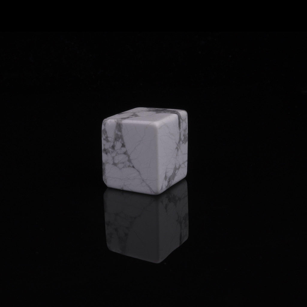 White Howlite Tumbled Stone - Evolve Yourself 