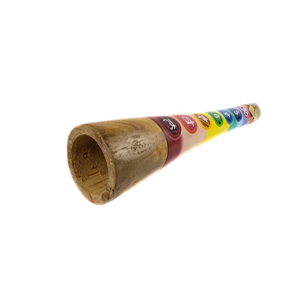 Wooden Chakra Horn - 60 cm - Evolve Yourself 